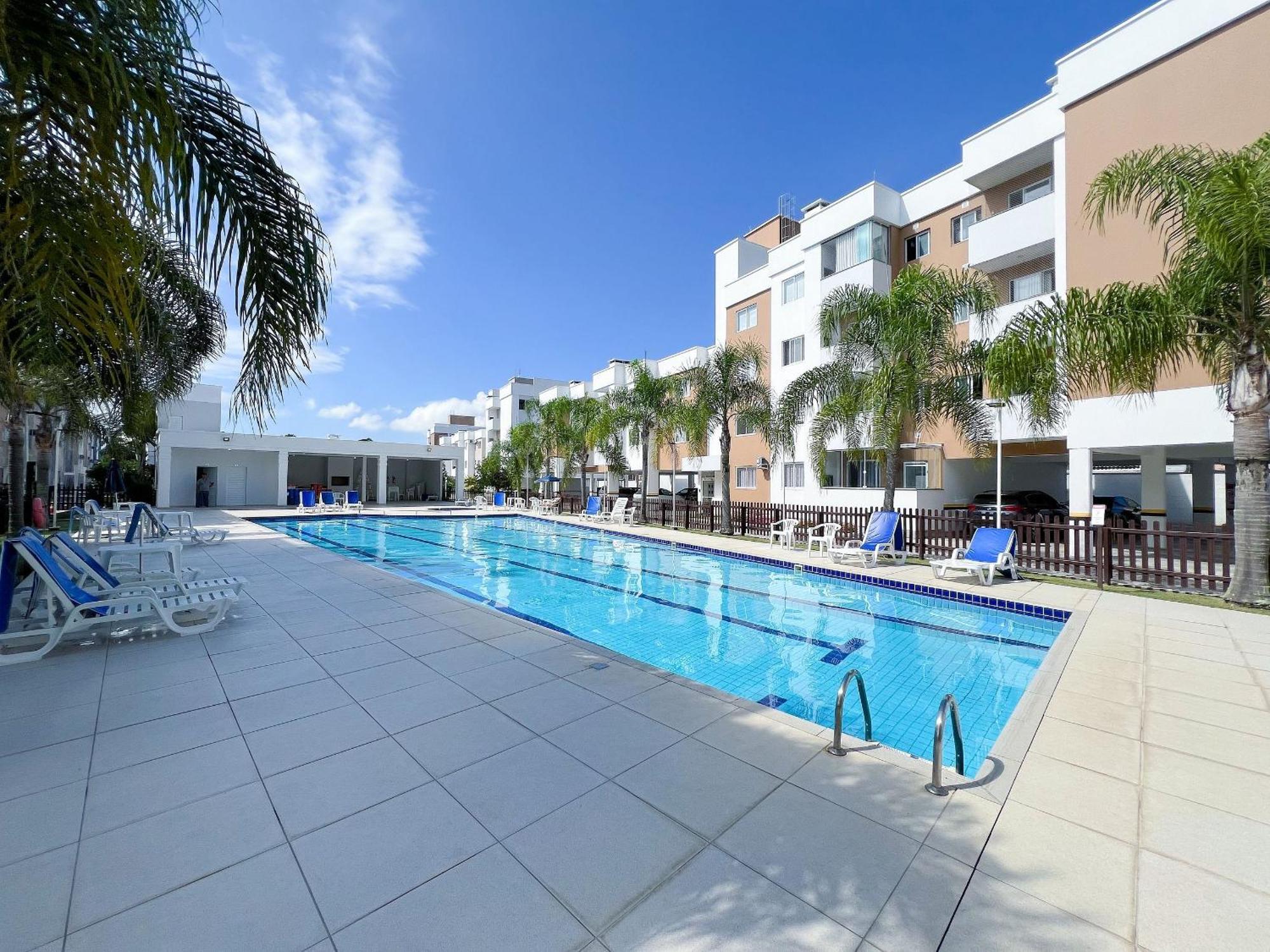 Ape Com A/c, Garagem E Piscina Em Canasvieiras Apartamento *